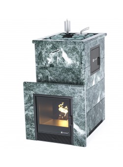 Печь ИзиСтим «ГЕЛЕНДЖИК» М2 В ПОЛНОЦЕННОМ КОЖУХЕ С ОТКРЫТЫМ ВЕРХОМ