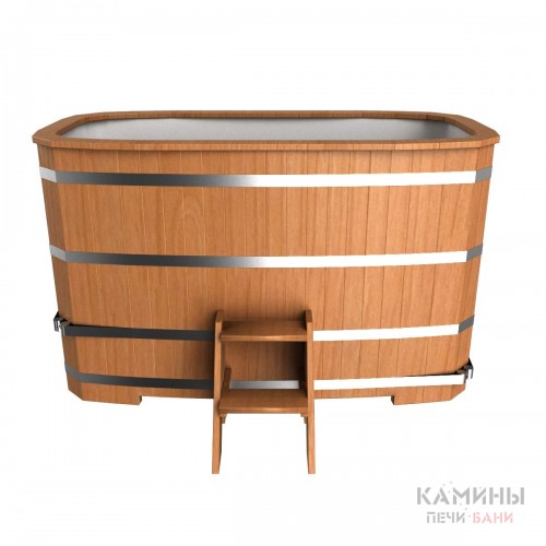 Прямоугольная купель с пластиковой вставкой высота 1,2 метра Прямоугольная купель с пластиковой вставкой высота 1,2 метра