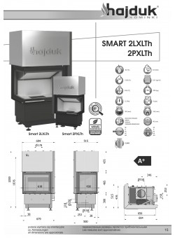 Каминная топка Hajduk Smart 2LXLTh