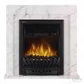Каминокомплект:Очаг Electrolux EFP/P-1020LS, портал Simple Classic белый мрамор