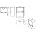 Печь-камин Defro Home Cuben S