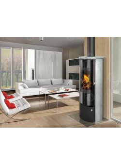 Печь-камин Romotop стальная IRUN N02 камень