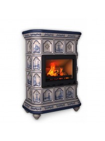 Изразцовый камин Истра пристенный Художественный