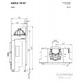 Каминная топка Hoxter HAKA 78/57