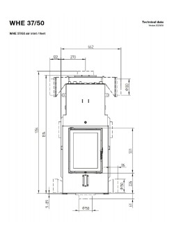 Топка Hoxter WHE 37/50 с водным контуром