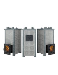 Комплект Эверест "Легкий пар Профи" Талькохлорит, Резная (3 стороны) S-50 мм