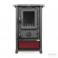Печь-камин MBS OLYMP PLUS красная с плитой Печь-камин MBS OLYMP PLUS красная с плитой
