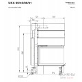 Каминная топка Hoxter UKA 69/48/69/51h