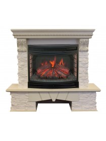 Электрокамин RealFlame Rockland LUX 25 WT с FireField 25 SIR