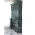 Комплект каминной облицовки Альбион. Цвет: Изумруд