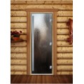 Дверь Doorwood Престиж Фотопечать для бани сатин 8 мм
