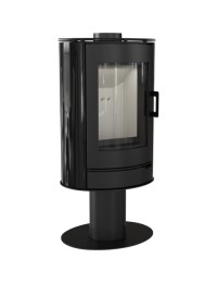 Печь-камин Kratki KOZA/AB/S/N/DR/KAFEL/CZARNY 