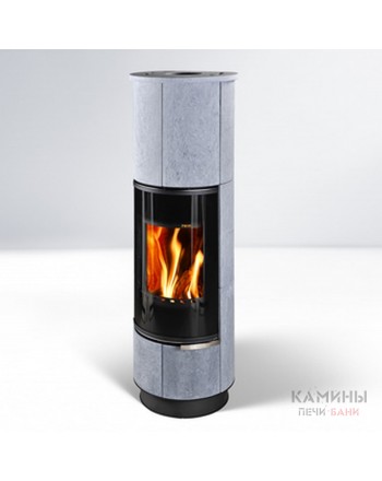 Печь DELIA Plus Serpentino, черная, с аккумулирующими камнями (Thorma)