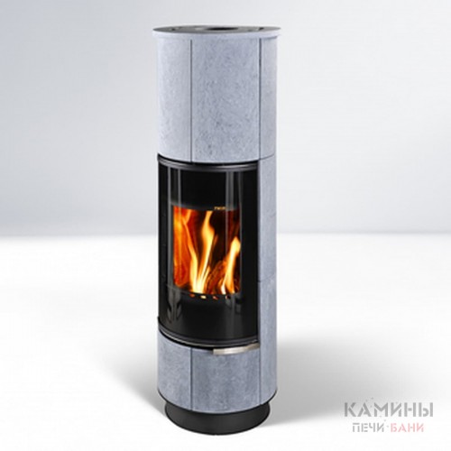 Печь DELIA Plus Serpentino, черная, с аккумулирующими камнями (Thorma)