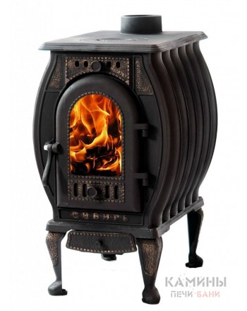 Чугунный печь-камин "Сибирь"