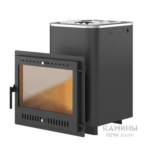 Печь для бани Русичъ Антрацит 22 Панорама М Везувий Печь для бани Русичъ Антрацит 22 Панорама М Везувий