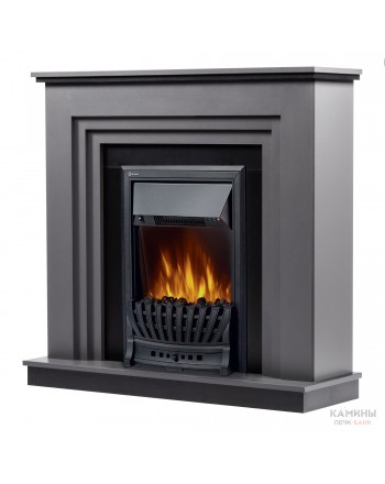 Каминокомплект: Очаг Electrolux Classic EFP/P-1020LS, портал Grado Classic графит, черный