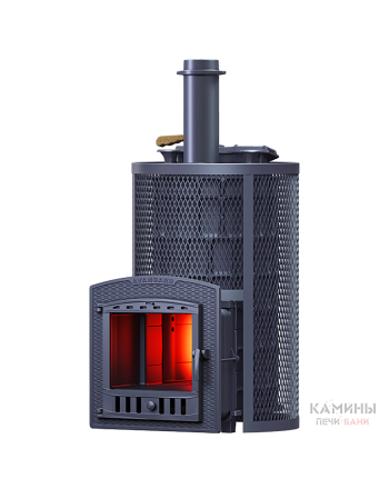 Печь Авангард ЗК 40 (П2) Ураган в сетке
