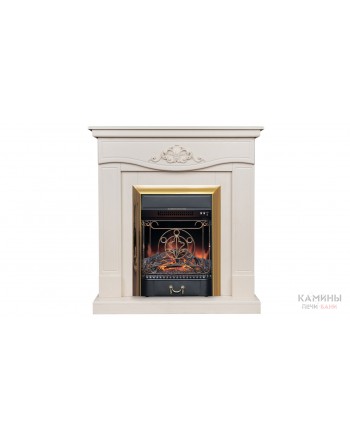 Электрокамин JUNONA WT с очагом Majestic Lux BL RC
