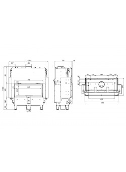 Каминная топка DEFRO HOME RIVA LA G 