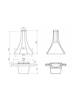 Островной камин LOFT - 13