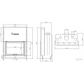 Каминная топка A.caminetti FLAT 90x60 Каминная топка A.caminetti FLAT 90x60