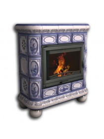 Изразцовый камин Медальон центральный Художественный