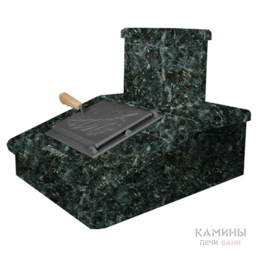 Облицовка на трубу из Серпентинит 290 мм Облицовка на трубу из Серпентинит 290 мм