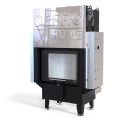Каминная топка DEFRO HOME RIVA SM G с водяным контуром и подъемом стекла вверх