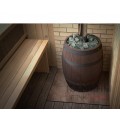 Дровяная печь для бани Термофор Вариата Баррель Inox Витра палисандр Дровяная печь для бани Термофор Вариата Баррель Inox Витра палисандр