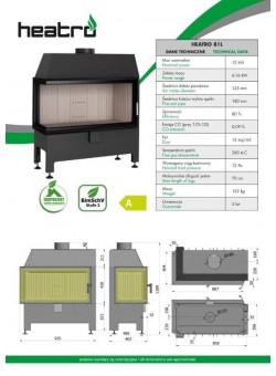 Каминная топка Heatro 81L