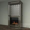 Изразцовый камин Сохо. Цвет: Графит