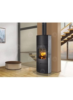 Печь-камин Romotop SONE 02 AKUM камень
