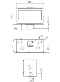 Каминная топка CARBEL T-2 100