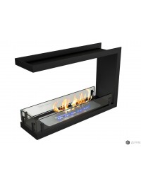 Биокамин Contour торцевой сквозной 700 (ESTETIC FLAME) Zefire