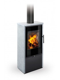 Печь-камин Romotop стальная Laredo F02 камень