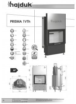 Каминная топка Hajduk Prisma 1VTh