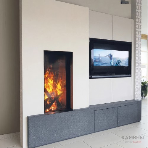 Каминная топка M-Design Luna 550 V Diamond Plus