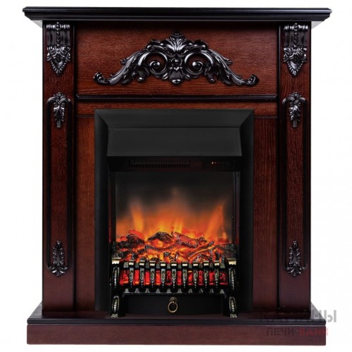 Электрокамин Anita AO с Fobos Lux Black RC