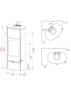 Печь-камин Lotus Jubilee 25M