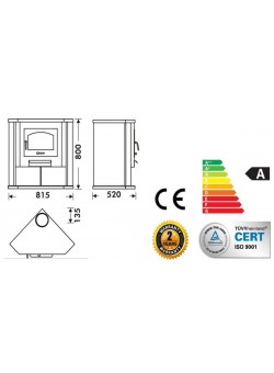Печь-камин Panadero Madeira