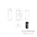 Печь-камин Kratki Koza/AB/S/Kafel/Bialy Печь-камин Kratki Koza/AB/S/Kafel/Bialy