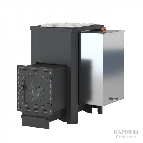 Печь для бани Сенсация АКВА 22 (ДТ-4) из чугуна с баком 40 л