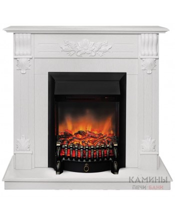 Электрокамин RealFlame Ottawa WT с Fobos Lux S BL