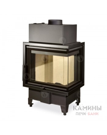 Каминная топка Romotop HEAT R/L 2g S 50.44.33.13 угловая с цельным стеклом
