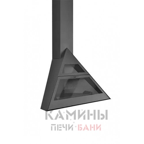 Подвесной угловой камин LOFT - 15 на дровах Подвесной угловой камин LOFT - 15 на дровах
