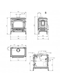Печь камин La Nordica Termoisotta DSA