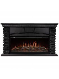 Каминокомплект: Очаг Royal Thermo Aurora RTFP/P-AR40LS, портал Porto 42/40/36 камень чер. шп. венге