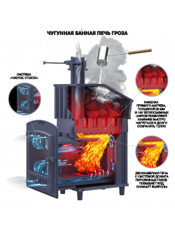 Комплект Гроза 24 (П2) Президент 930/30/40 Пироксенит