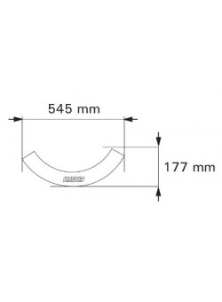 Монтажный фланец Harvia Glow Corner HTRC1